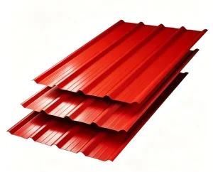 Industrial Grade AZ41~AZ60 Color Coated SGCC DX51D Corrugated Steel Roof Panels Full Hard 0.2-1mm Thickness Model