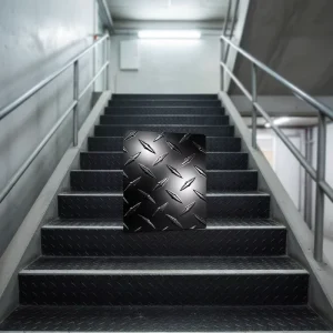 Industrial Grade Anti Slip Flooring Solutions Heavy Duty Perforated & Embossed Metal Sheets for High Traffic Infrastructure