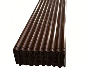 Industrial Grade Color Coated AZ41-AZ60 Corrugated Steel Panels Full Hard 0.2-1mm Thickness Cutting Service Model