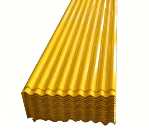 Industrial Grade Color Coated AZ41-AZ60 Corrugated Steel Roofing Sheets Full Hard 0.2-1mm Thickness Cutting Service