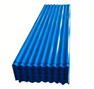 Industrial Grade Color Coated AZ41-AZ60 Corrugated Steel Roofing Sheets Full Hard 0.2-1mm Thickness Cutting Service