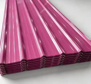 Industrial Grade Color Coated Cold Rolled AZ41 AZ60 Corrugated Steel Roofing Sheets Full Hard 0.2 1mm Thickness Cutting EN