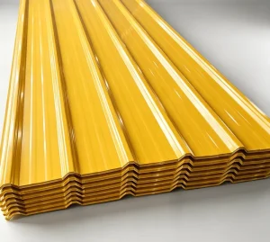 Industrial Grade Color Coated Cold Rolled AZ41 AZ60 Corrugated Steel Roofing Sheets Full Hard 0.2 1mm Thickness Cutting EN