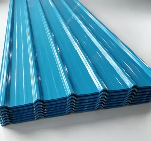 Industrial Grade Color Coated Cold Rolled AZ41 AZ60 Corrugated Steel Roofing Sheets Full Hard 0.2 1mm Thickness Cutting EN