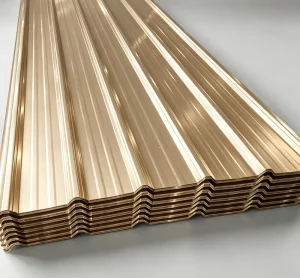 Industrial Grade Color Coated Cold Rolled AZ41 AZ60 Corrugated Steel Roofing Sheets Full Hard 0.2 1mm Thickness Cutting EN
