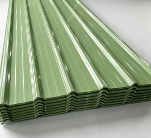 Industrial Grade Color Coated Cold Rolled AZ41 AZ60 Corrugated Steel Roofing Sheets Full Hard 0.2 1mm Thickness Cutting EN
