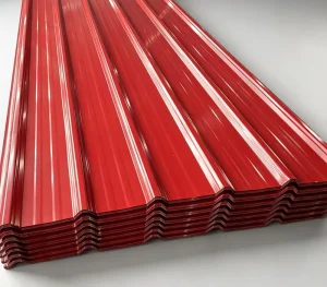 Industrial Grade Color Coated Cold Rolled AZ41 AZ60 Corrugated Steel Roofing Sheets Full Hard 0.2 1mm Thickness EN Cutting