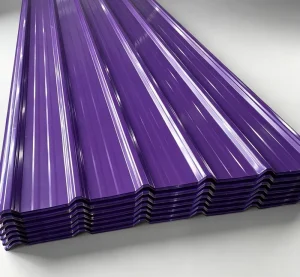 Industrial Grade Color Coated Cold Rolled AZ41 AZ60 Corrugated Steel Roofing Sheets Full Hard 0.2 1mm Thickness EN Cutting