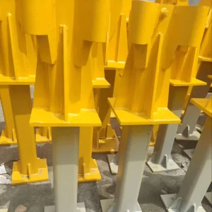 Industrial Grade Construction Machinery Parts Welded Mounting Column Spares