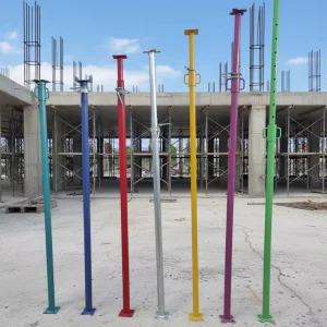 Industrial-Grade Factory Adjustable Steel Prop Columns for Construction Support Components