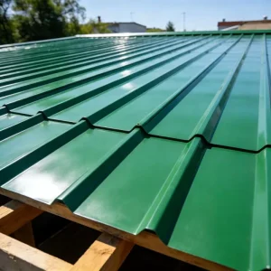 Industrial Grade Galvanized Roofing Sheet Color Coated Corrugated Steel Panel