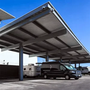 Industrial Grade Galvanized Steel Frame Carport with High Load Bearing Multi Functional Roof