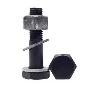 Industrial Grade Heavy Duty Alloy Steel M27 Hex Head Bolt 60mm Length DIN Standard for Steel Structure Construction