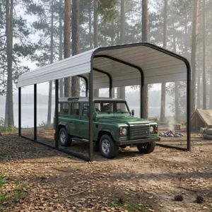 Industrial Grade Heavy Duty Steel Carport Kits Outdoor Canopy Building Manufacturer Large Scale Custom Orders Powder