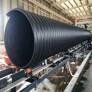 Industrial Grade Steel Belt Reinforced HDPE Drainage Pipe for Wastewater and Stormwater Management System Factory