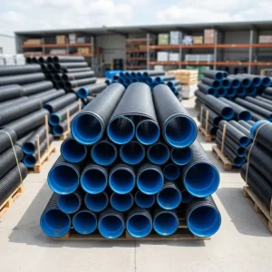 Industrial HDPE Spiral Corrugated Pipe High Strength Large Diameter Sewer Drainage Pipe for Water Management