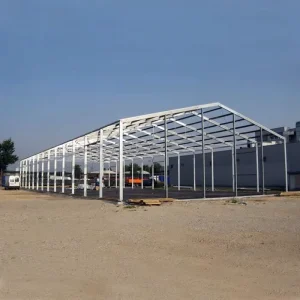 Industrial Heavy Duty Prefabricated Structural Steel Beams Columns for Warehouse Use Light Steel Structure Hot dip Galvanized