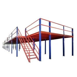 Industrial Heavy Duty Steel Mezzanine Platform Multi Zone Partition Corrosion Protection CE ISO Certification for Factory