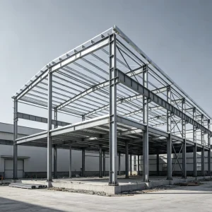 Industrial Heavy Steel Truss Frame Prefabricated Steel Structure Components for Workshop Construction