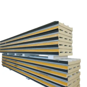 Industrial High Density PU Sandwich Panels Durable Wear Resistant for Large Cold Room Thermal Engineering