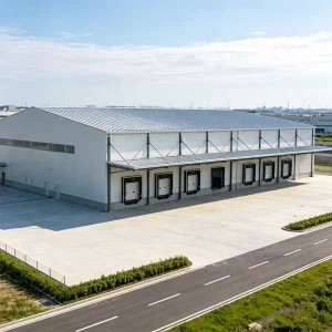 Industrial High-Strength Steel Modular Design Precast Steel Structure Warehouse Building Water-Resistant