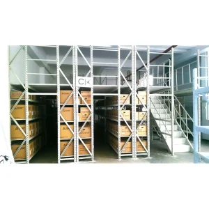 Industrial Mezzanine Platform Steel Construction Adjustable Heavy Duty Design