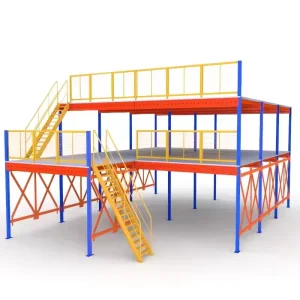 Industrial Multi-Level Mezzanine Rack Steel Platform Corrosion Protection Floor Storage System
