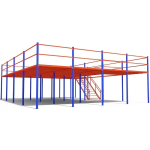 Industrial Multi-level Steel Mezzanine Floor Heavy Duty Warehouse Racking System