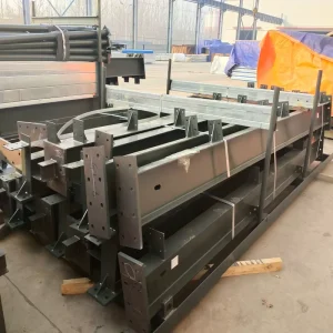 Industrial Painting Light Metal Frame Structural Prefabricated Steel Structure Components Welded H Columns