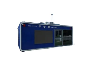 Industrial Park Entrance Guard Room Durable Mobile Steel Container House Reinforced Security Sentry Box Remote Site Office