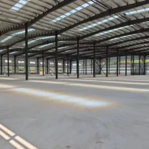 Industrial Prefab Steel Structure Building PEB Metal Frame Warehouse Workshop Construction Materials Q355 Model