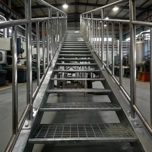 Industrial Steel Grating Cover Ladders Grating Fence and Floor Grating for Construction Safety Applications