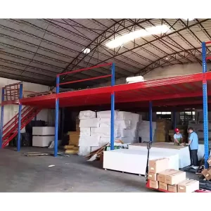 Industrial Steel Mezzanine Floor Rack Warehouse Heavy Duty Loft Platform Storage Attic Racking Multi Level Structure