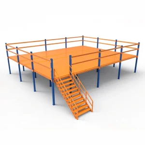 Industrial Steel Mezzanine Platform High Load Bearing Rack