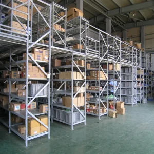 Industrial Steel Mezzanine Platform for Warehouse Racking Assembled Multi Floor Attic Ladder Wire Shelving Mezzanine Floor
