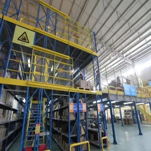 Industrial Steel Mezzanine Rack Adjustable and Durable Anti Rust Warehouse Rack Metal Material