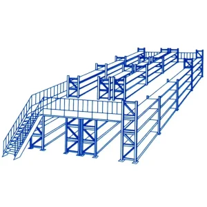 Industrial Steel Platform Mezzanine System for Commercial Warehouse