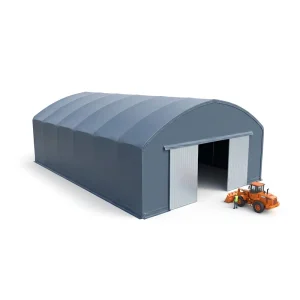 Industrial Steel Road Salt Storage Dome Fabric Building with Anti-corrosion White Membrane for Warehouse Use