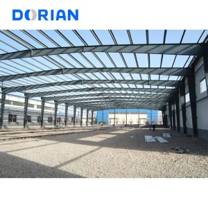 Industrial Steel Structure Building Light Steel Column Frame Construction