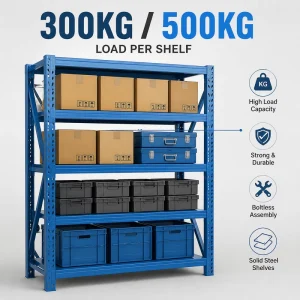 Industrial Storage Shelving Anti-static Cold Rolled Steel Customizable Stacking Warehouse Logistics Rack