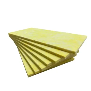 Industrial Style Fiberglass Thermal Insulation 64 kg/m3 50 mm Glasswool Slab Glass Wool Panel for Sandwich Panel