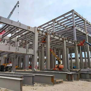 Industrial Style Prefabricated Modular Steel Structure Eco Friendly Customizable Size Building Materials for Warehouse Workshop