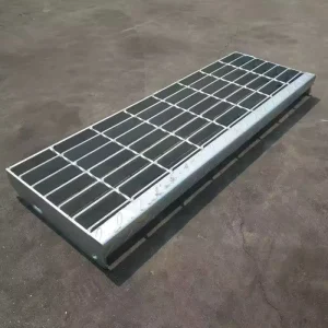 Industrial Style Steel Rebar Grating Serrated Surface Enhanced Traction Heavy Duty Platform Stair Flooring Wall Tread Rongbang