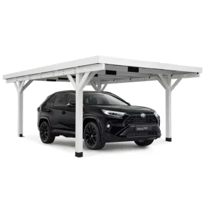 Industrial Sun proof and Waterproof Steel Structure Carport Metal Frame Outdoor Car Shelter High quality Prefabricated Garage
