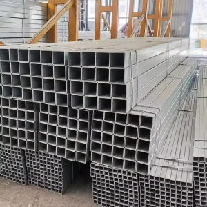 Industrial Support Frame High Rigidity Durable Anti Corrosion 40x40x2.0mm Galvanized Square Rectangular Steel Tube