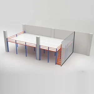 Industrial Warehouse Mezzanine Floor Steel Platform Rack System Customized Multi Level Heavy Duty Corrosion Protection Storage