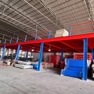 Industrial Warehouse Steel Mezzanine Platform Heavy Duty Multi Level Loft Rack Attic Storage Racking Floor System