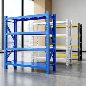 Industrial Warehouse Supermarket Heavy Duty Adjustable Metal Shelving Unit For Garage