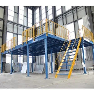 Industry Q355/Q235 Steel Beam Heavy Duty Corrosion Protected Powder Coated Metal Storage Stacking Drive-in Mezzanine Shelf Rack