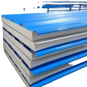 Insulated 75mm Polystyrene EPS Sandwich Panel Roof Wall for Cold Room